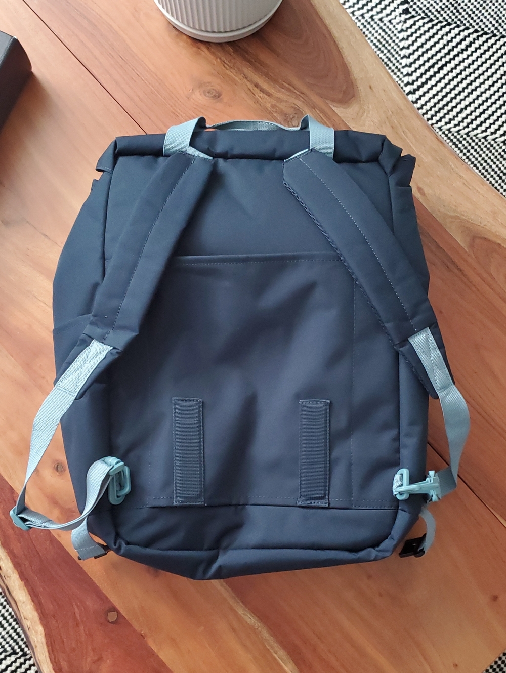 IKEA STARTID Teal Luggage Laptop Carry-on Backpack For Wheel Trolly - Picture 3 of 9